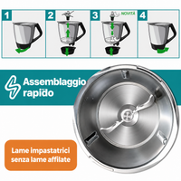 Coltello impastatore per Bimby TM7/TM6/TM5/TM31