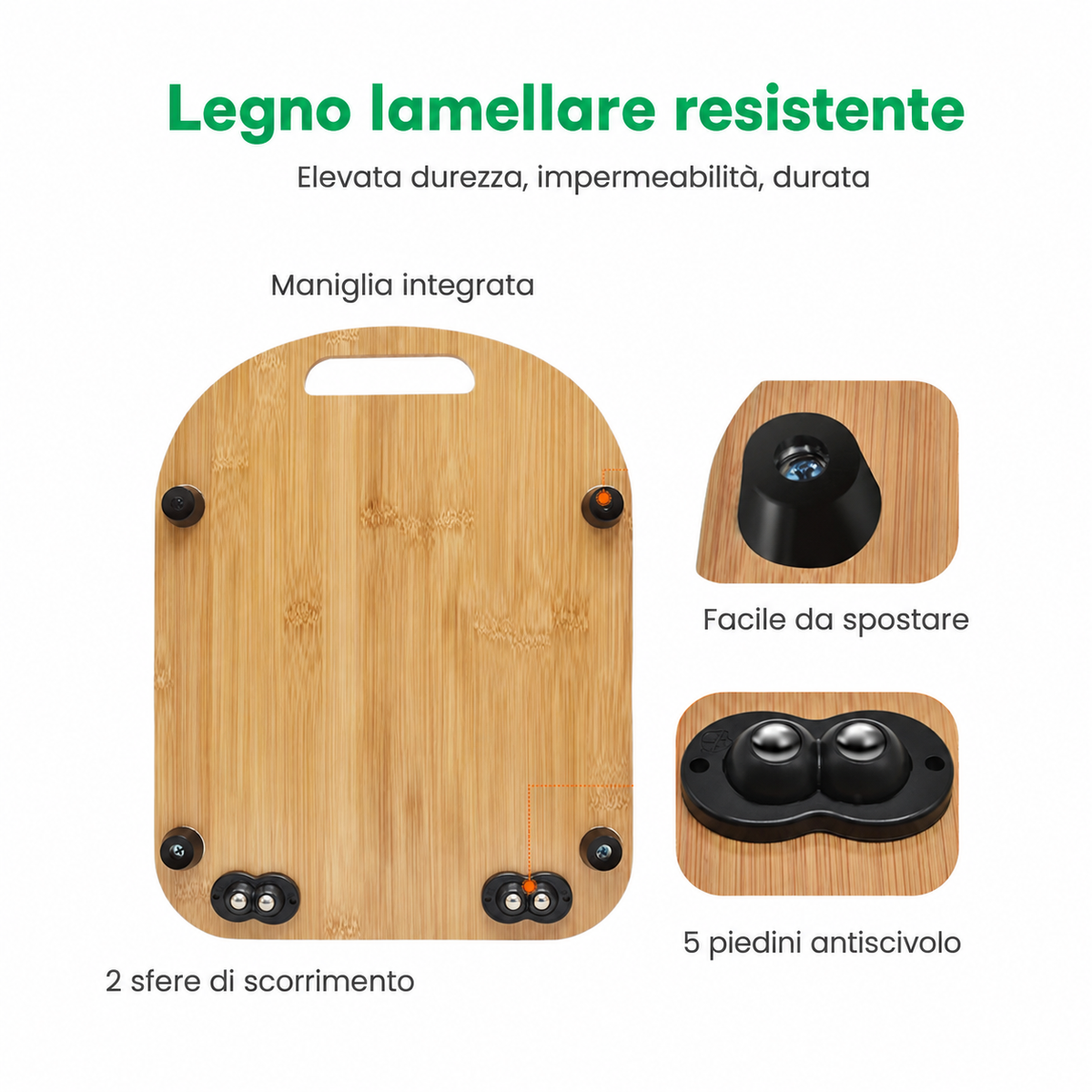 Base in legno per Bimby TM6/TM5