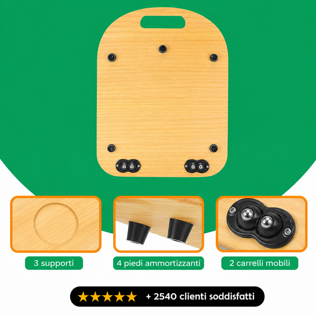 Base in legno per Bimby TM6/TM5