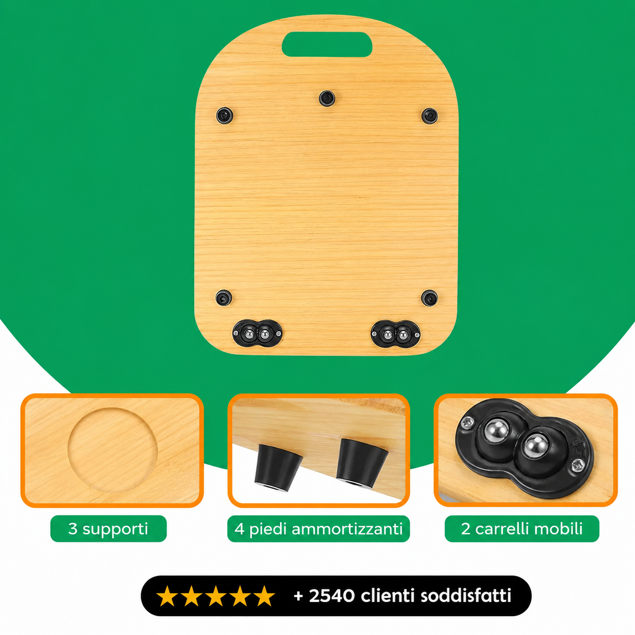 Base in legno per Bimby TM6/TM5