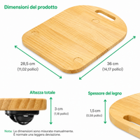 Base in legno per Bimby TM6/TM5