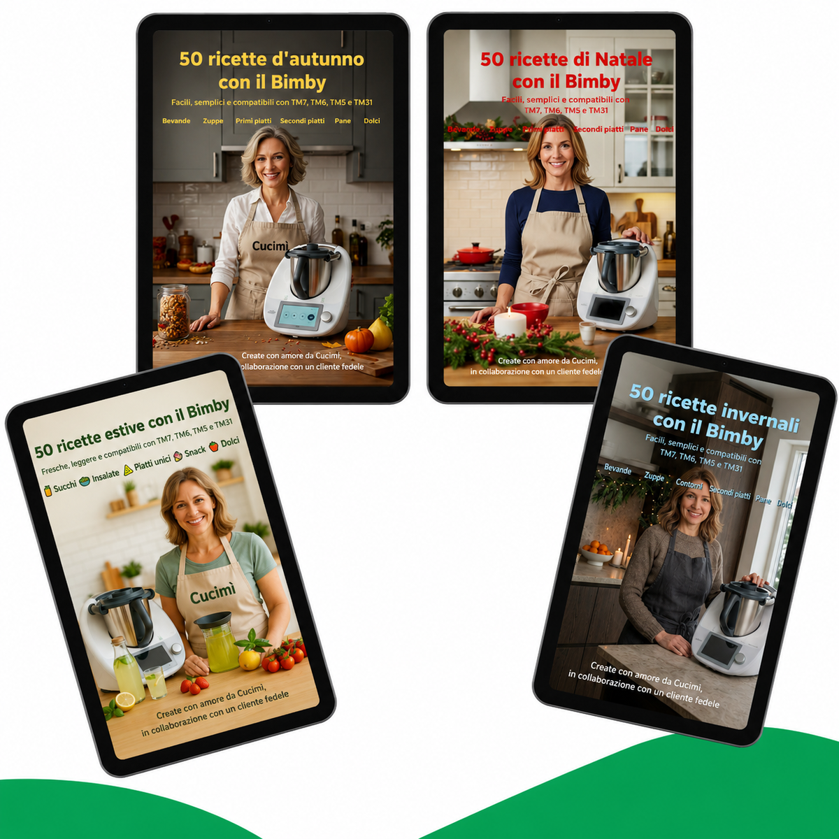 Pack 4 eBook - 200 Ricette per Bimby