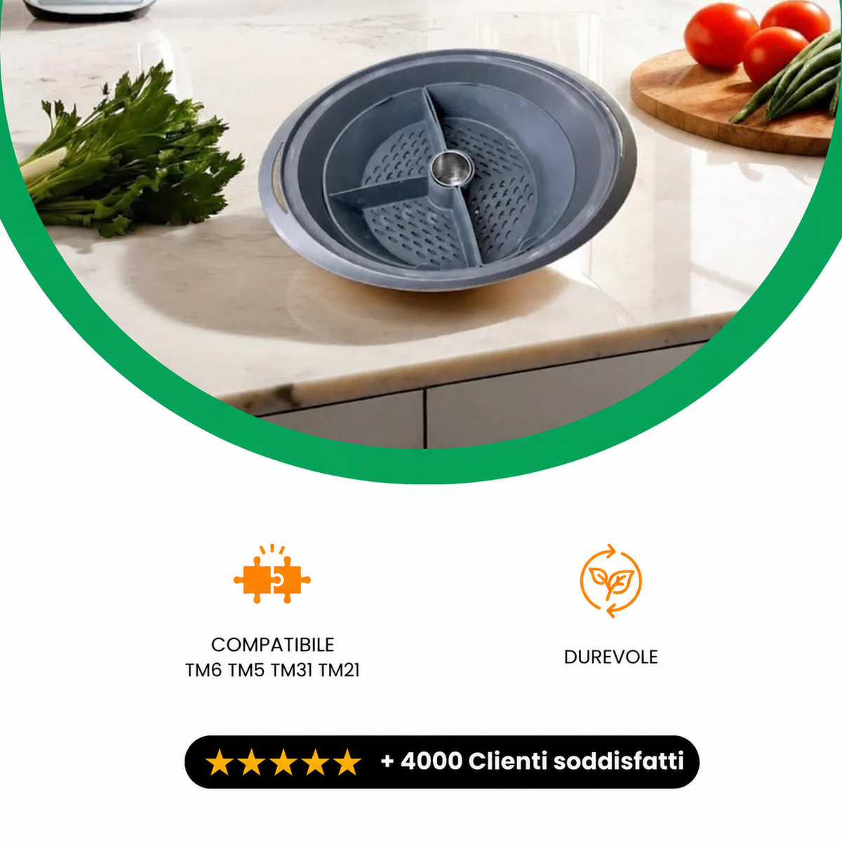 Separatore di cottura per Bimby TM6/TM5/TM31