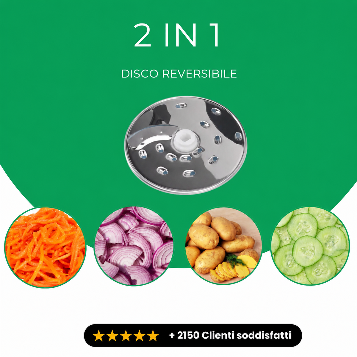Disco XL per Tagliaverdure Bimby TM6/TM5
