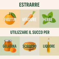 Estrattore di succo a vapore per Bimby TM6/TM5